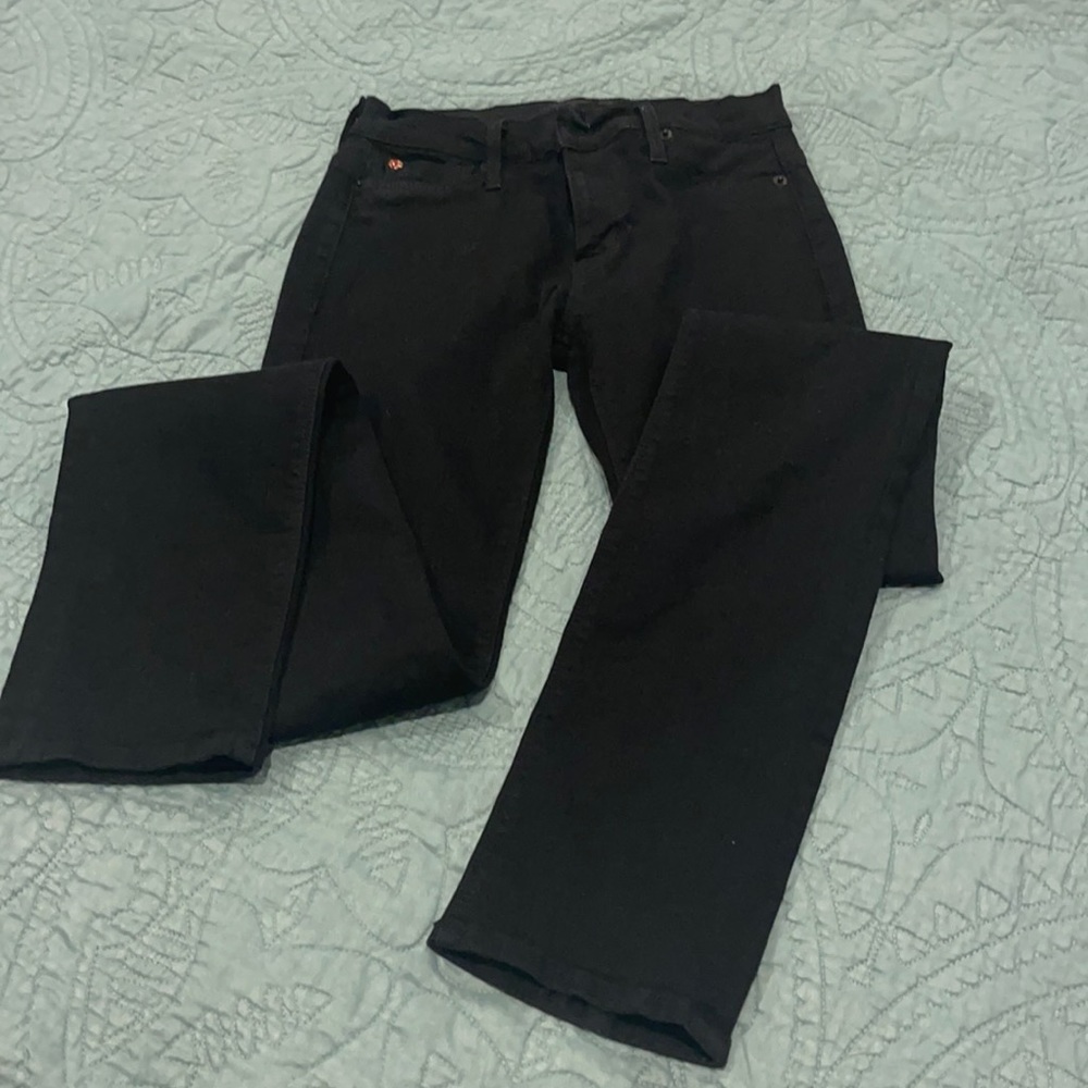 Hudson Black Denim, gently worn, size 25